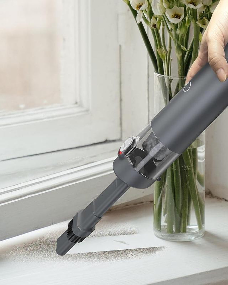 Brigii Crevice Vacuum, Handheld Vacuum & Air Duster & Hand Pump 3 in 1, Cordless Mini Vacuum, 3 Kinds of Crevice Nozzles, Lightweight 1Lbs,Usb Rechargeable-M1