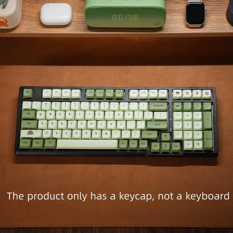 121-Key Keycap, PBT Keycap, Single-Sided Heat Transfer Keycap, Keyboard Keycap, Non-Keyboard Keycap Suitable for Most 61/87/96/98/104/108 Layout Keyboard