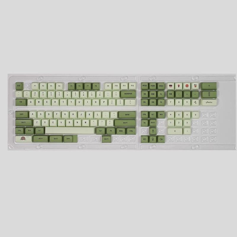 121-Key Keycap, PBT Keycap, Single-Sided Heat Transfer Keycap, Keyboard Keycap, Non-Keyboard Keycap Suitable for Most 61/87/96/98/104/108 Layout Keyboard